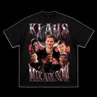 Camiseta Oversized Boxy Unissex - Klaus Mikaelson