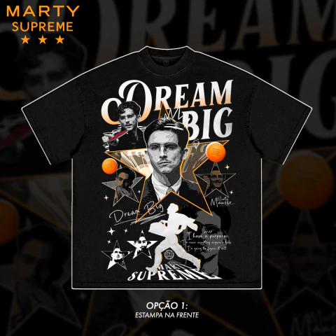 Camiseta Oversized Boxy Unissex - Marty Supreme - comprar online