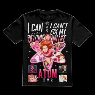 Camiseta Tradicional Unissex - Atom Eve