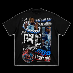 Camiseta Oversized Boxy Unissex - ATrain/Trem-Bala