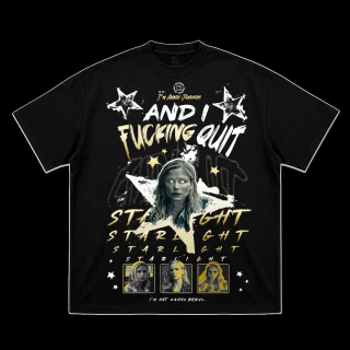 Camiseta Oversized Boxy Unissex - Starlight/Luz Estrela