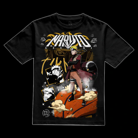 Camiseta Tradicional Unissex - Naruto Uzumaki