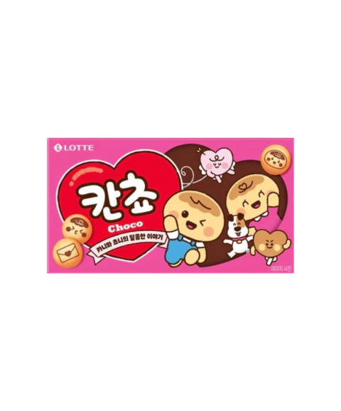 Lotte Kancho Choco Biscuits 42g - comprar online