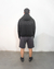 LOWKEY HOODIE BOXY BLACK - Estampa en el centro
