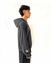 RELAXED HOODIE BOXY GREY - Xander