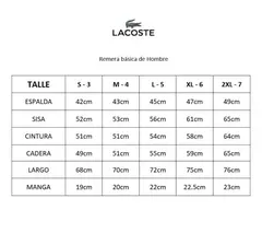 REMERAS LACOSTE ALGODÓN PREMIUM ¡OFERTA 3X2! - tienda online