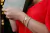 Pulseira Regulável Minimalista Trevo Em Madre perola e fio de zircônias cristais Banho de Ouro 18k - comprar online