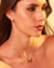 Conjunto Colar e Brinco Acetinado em Banho de Ouro 18k - comprar online