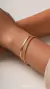 Pulseira Cordão Torcido Baiano Banho de Ouro18k-15Cm+5Extensor na internet
