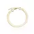 Kit Fita Lisa -Colar Choker Fita lisa e Pulseira Fita lisa Banho Ouro 18k -Colar 40cm Pulseira 20Cm - Marina Martins Semijoias