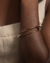 Pulseira Bracelete Minimalista Banho de Ouro 18k
