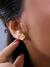 Brinco Trevo Banho Ouro 18k
