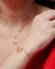 Pulseira Elos Pingente Árvore da Vida detalhes em Zircônias Banho de Ouro 18k - comprar online
