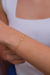 Pulseira Delicada Estrelas Zircônias Cristais banho Ouro 18k
