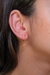 Brinco Argola Pingente Estrela Banho Ouro 18k