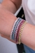 Pulseira Riviera 3 Garras 3mm Banho de Ródio Branco | 17CM | Zircônia - loja online