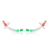 Brinco Earcuff Cravejado Zircônias Coloridas Banho de Ródio Branco - comprar online