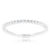 Pulseira Riviera 3 Garras 3mm Banho de Ródio Branco | 17CM | Zircônia na internet