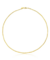 Colar Choker Liso Detalhes Modernos Banho de Ouro 18k