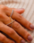 Anel Designer X Cravejado Micro zircônias Cristais Banho Ouro 18k -Tam 22 - comprar online
