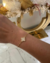 Pulseira Trevo Cravejada Banho de Ouro 18k - comprar online