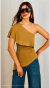 Blusa 1 Ombro Malha