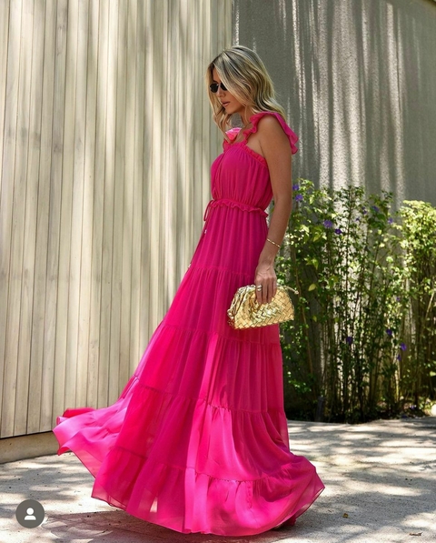 Vestido Longo Chiffon