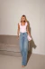 Calça Jeans Wide Leg Feminina