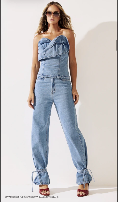 Corset Jeans Feminino