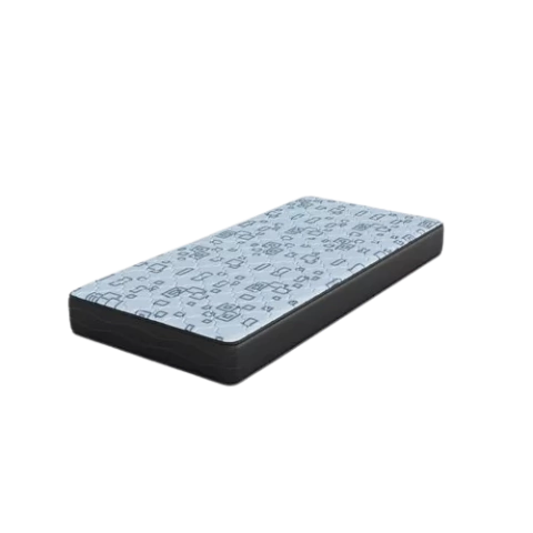 COLCHÓN MATELASSÉ PLUSS 90 X 190 X 18 ESPUMA DENSIDAD 19, TELA JACKARD MATELASSÉ.