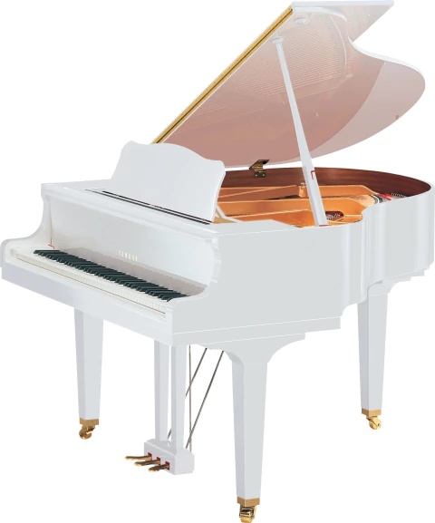 Yamaha Piano de cola 151 cm. (Blanco Brillante) con banco GB1KPWH - comprar en línea