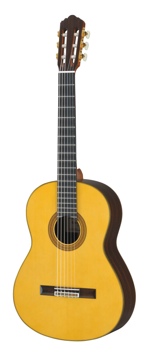 Yamaha Guitarra clasica de concierto tapa solida de abeto, cuerpo palo de rosa solido c/estuche GC32S - comprar en línea