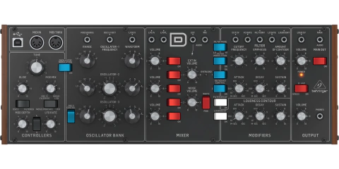 SINTETIZADOR BEHRINGER ANALOGO MODEL D