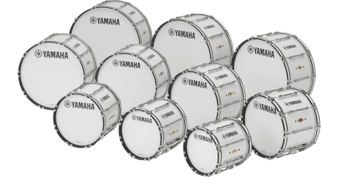 Yamaha Bombo de Marcha 24", Maple colores: BK (black), BL (blue) , R (red), W (white) MB8324BU - comprar en línea