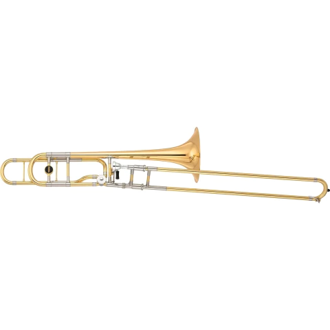 Yamaha Trombon Tenor Bajo Xeno Bb/F, tuberia y receptor L, campana laton dorado, sistema F abierto YSL-882GOII - comprar en línea