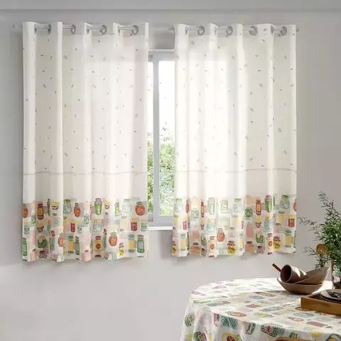 Cortina de Cozinha Dohler 3,20x1,50m Estampa-Esther - comprar online