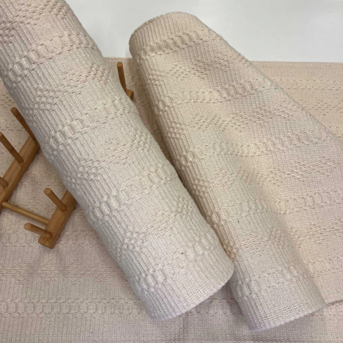 Jogo de Passadeira Artesanal 3 Peças Mandacarú Cru - comprar online