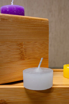 Velas de paráfina de noche