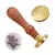 Mango De Madera y Sello Circular Liso para Lacre - comprar online