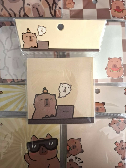 Notas adhesivas capybara, papel mate (Elegir motivo) - comprar online