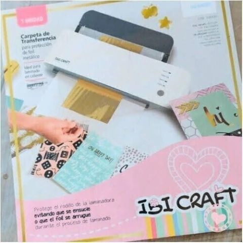 Carpeta De Transferencia Para Foil A4 322X 31 Cm Laminadora IBICRAFT