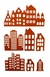 Troqueles - DIE CUTS "EDIFICIOS" Colores MATE (Elija el color deseado)