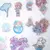 Set De 40 Stickers Pet Kawaii Xixi Holográfico Cute Girl "MAR" - tienda online