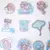 Imagen de Set De 40 Stickers Pet Kawaii Xixi Holográfico Cute Girl "MAR"