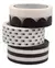 WASHI TAPE IBICRAFT "BLACK" Display 3 rollos de 5 mts en internet