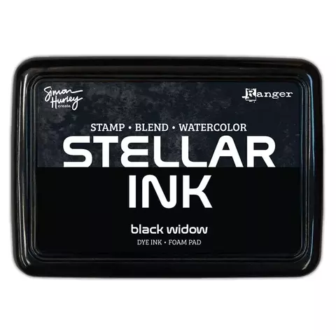 Stellar Foam Dye Ink Pad "Black Widow" Simon Hurley create - comprar online