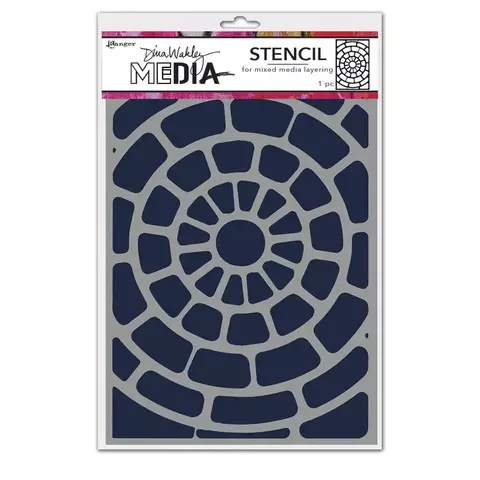 Stencil Dina Wakley Media "COVER" 15x22cm - comprar online