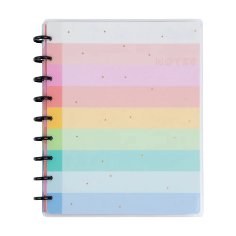 Cuaderno Inteligente Happy Planner "ARCO IRIS" 60 hojas 3 divisiones 18x24cm - comprar online