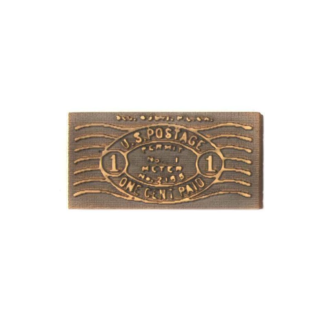 Sello de Goma "POSTAL 2" 4 x 8 cm Alto Relieve - comprar online