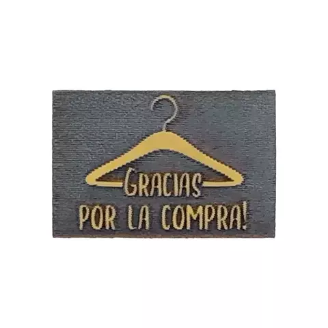 Sello de Goma "GRACIAS POR LA COMPRA" 3.5 x 4 cm Alto Relieve - comprar online
